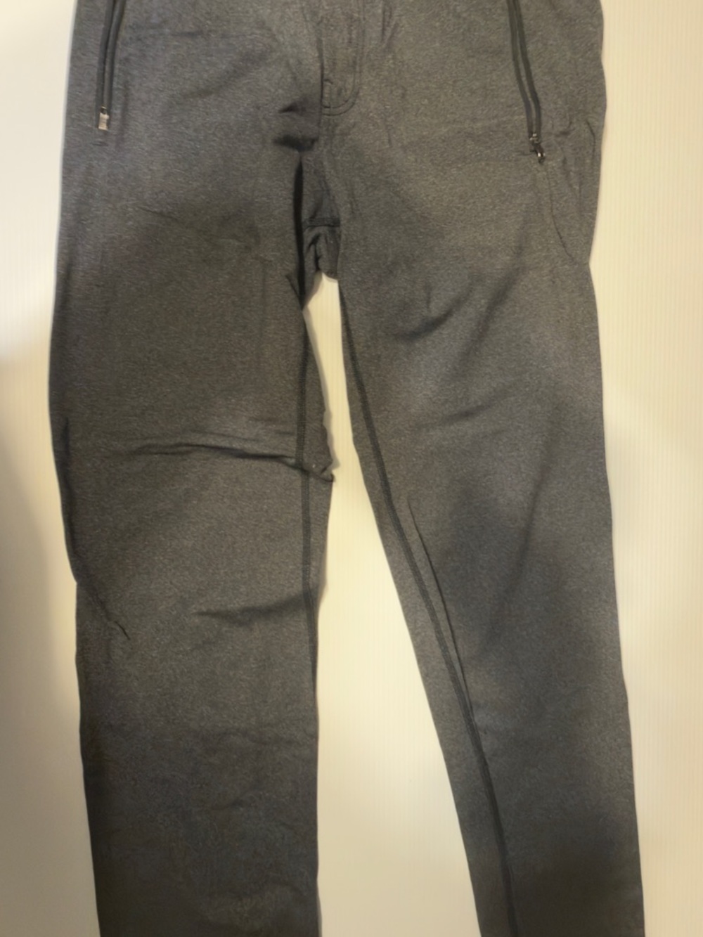lululemon athletica Men's Charcoal Zip-Pocket Joggers